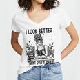Smutty Spicy Book Smut Reader I Look Better Bent Over A Book Women's Jersey Short Sleeve Deep V-Neck Tshirt Smutty Spicy Book Smut Reader I Look Better Bent Over A Book Women's Jersey Short Sleeve Deep V-Neck Tshirt