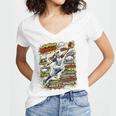 Softball Outfielder Best Traits Brave Retro Comic Book Art Premium Tri-Blend Women's Jersey Short Sleeve Deep V-Neck Tshirt Softball Outfielder Best Traits Brave Retro Comic Book Art Premium Tri-Blend Women's Jersey Short Sleeve Deep V-Neck Tshirt
