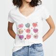 Things I Do On Valentines's Day Book Lover Candy Heart Women's Jersey Short Sleeve Deep V-Neck Tshirt Things I Do On Valentines's Day Book Lover Candy Heart Women's Jersey Short Sleeve Deep V-Neck Tshirt