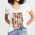History Month Educated Black Women Girls Reading Books Women's Jersey Short Sleeve Deep V-Neck Tshirt History Month Educated Black Women Girls Reading Books Women's Jersey Short Sleeve Deep V-Neck Tshirt