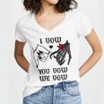 I Vow You Vow We Vow Merch Dark Romance Smutty Book Smutt Women's Jersey Short Sleeve Deep V-Neck Tshirt I Vow You Vow We Vow Merch Dark Romance Smutty Book Smutt Women's Jersey Short Sleeve Deep V-Neck Tshirt