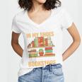 If You Walk A Mile In My Shoes You'Ll End Up At Bookstore Women's Jersey Short Sleeve Deep V-Neck Tshirt