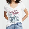 Western Book Love Cowboy Reader Bookish Bookworm Cowgirl Women's Jersey Short Sleeve Deep V-Neck Tshirt Western Book Love Cowboy Reader Bookish Bookworm Cowgirl Women's Jersey Short Sleeve Deep V-Neck Tshirt