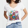 Woman Book Lover Book Hangover Woman Premium Tri-Blend Women's Jersey Short Sleeve Deep V-Neck Tshirt