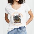 In A World Full Of Bookworms Be A Book Dragon Book Lover Women's Jersey Short Sleeve Deep V-Neck Tshirt In A World Full Of Bookworms Be A Book Dragon Book Lover Women's Jersey Short Sleeve Deep V-Neck Tshirt