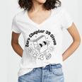 Zero Chapter 39 Given Retro Thriller Book Lover Women's Jersey Short Sleeve Deep V-Neck Tshirt Zero Chapter 39 Given Retro Thriller Book Lover Women's Jersey Short Sleeve Deep V-Neck Tshirt
