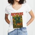 Zombie Tee Horror Movie Poster Vintage Comic Book Graphic Premium Women's Jersey Short Sleeve Deep V-Neck Tshirt Zombie Tee Horror Movie Poster Vintage Comic Book Graphic Premium Women's Jersey Short Sleeve Deep V-Neck Tshirt