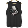 Astronaut Aesthetic Holding Moon Balloon Planets Introvert Unisex Tank Top