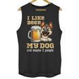 I Like Beer My Dog And Maybe 2 People Introvert Pun Unisex Tank Top I Like Beer My Dog And Maybe 2 People Introvert Pun Unisex Tank Top