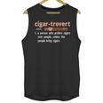 Cigar-Trovert Cigar Smoking Humor Definition Introvert Unisex Tank Top