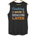 Cooking Now Minimal Socializing Introvert Vintage Unisex Tank Top Cooking Now Minimal Socializing Introvert Vintage Unisex Tank Top