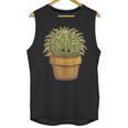 Cute Golden Barrel Cactus Introvert Distressed Unisex Tank Top