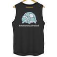 Emotionally Shelled Turtle Introvert Turtle Tee Unisex Tank Top