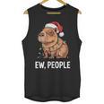 Ew People Capybara Christmas Lights Introvert Humor Unisex Tank Top Ew People Capybara Christmas Lights Introvert Humor Unisex Tank Top