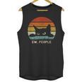 Ew People Retro Cat Cat Lover Introvert Unisex Tank Top Ew People Retro Cat Cat Lover Introvert Unisex Tank Top