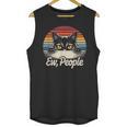 Ew People Retro Cat Vintage Anti Social Introvert Unisex Tank Top