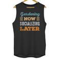 Gardening Now Minimal Socializing Introvert Vintage Unisex Tank Top Gardening Now Minimal Socializing Introvert Vintage Unisex Tank Top