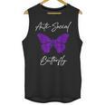 Introvert Antisocial Butterfly For Women Men Unisex Tank Top