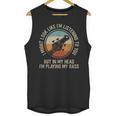 Introvert Bass Guitarist Musician Playing Bass Guitar Unisex Tank Top