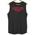 Introvert Valentines Day I Want You I Just Can't Flirt Unisex Tank Top Introvert Valentines Day I Want You I Just Can't Flirt Unisex Tank Top