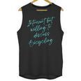Introvert But Willing To Discuss Bicycling Unisex Tank Top