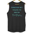 Introvert But Willing To Discuss Calligraphy Unisex Tank Top Introvert But Willing To Discuss Calligraphy Unisex Tank Top