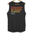 Introverted But Willing To Discuss Cats Introvert Unisex Tank Top Introverted But Willing To Discuss Cats Introvert Unisex Tank Top
