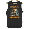 I Love Fishing Bigfoot Fisherman Introvert Sarcastic Unisex Tank Top