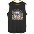 I Am Not a Hugger Introvert Hedgehog With Cactus Unisex Tank Top
