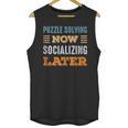 Puzzle Solving Now Minimal Socializing Introvert Vintage Unisex Tank Top