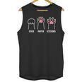 Rock Paper Scissors Hand Game Cute Paw Cat Introvert Unisex Tank Top Rock Paper Scissors Hand Game Cute Paw Cat Introvert Unisex Tank Top