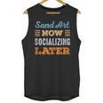 Sand Art Now Minimal Socializing Introvert Vintage Unisex Tank Top Sand Art Now Minimal Socializing Introvert Vintage Unisex Tank Top