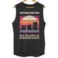Unique Art For Introverted Cat Fans -Adults Cat Humorous Introvert Small Unisex Tank Top Unique Art For Introverted Cat Fans -Adults Cat Humorous Introvert Small Unisex Tank Top