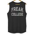 Vintage Sarcastic FREAK COLLEGE Introvert Anti Social Unisex Tank Top