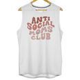 Anti Social Moms Club On Back Retro Introvert Unsociable Unisex Tank Top