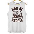Bad At People Ferret Introvert Saying Slogan Unisex Tank Top Bad At People Ferret Introvert Saying Slogan Unisex Tank Top