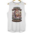 Book Lover Hedgehog Reading Books Introvert Bookworm Unisex Tank Top