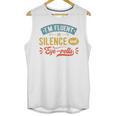 I'm Fluent In Silence And Eye-Rolls Introverts Premium Unisex Tank Top