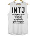 INTJ Rules Architect Personality Type Introvert Unisex Tank Top INTJ Rules Architect Personality Type Introvert Unisex Tank Top
