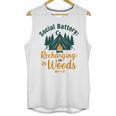Introvert Camping Social Battery Recharging In The Woods Unisex Tank Top