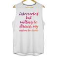 Introverted Willing To Discuss Eastern Box Turtle Introvert Unisex Tank Top Introverted Willing To Discuss Eastern Box Turtle Introvert Unisex Tank Top