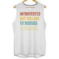 Introverted But Willing To Discuss Running Hobby Unisex Tank Top