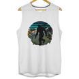 Just Me And My Yeti Retro Sunset Mountain Hiking Introvert Unisex Tank Top Just Me And My Yeti Retro Sunset Mountain Hiking Introvert Unisex Tank Top