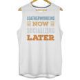 Leatherworking Now Minimal Socializing Introvert Vintage Unisex Tank Top Leatherworking Now Minimal Socializing Introvert Vintage Unisex Tank Top