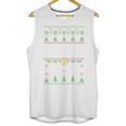 No Hugs Introvert Ugly Christmas Sweater Style Unisex Tank Top
