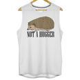 Not A Hugger Hedgehog Introvert Sarcasm Antisocial Unisex Tank Top