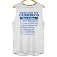 Silent Girls Are DangerousFor Quiet Introvert Girl Unisex Tank Top Silent Girls Are DangerousFor Quiet Introvert Girl Unisex Tank Top