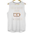 Social Battery Drain I'm So Over It Introvert Homebody Line Raglan Baseball Tee Unisex Tank Top