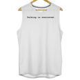 Talking Is Overrated Minimalist Introvert Unisex Tank Top Talking Is Overrated Minimalist Introvert Unisex Tank Top
