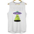 I Wanna Go Home Introvert UFO UAP Flying Saucer Trippy Alien Raglan Baseball Tee Unisex Tank Top